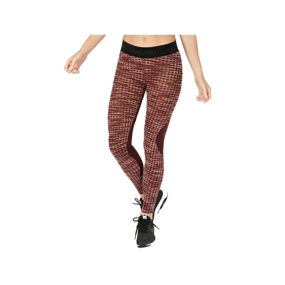 NWT Nike pro burgundy warm leggings
